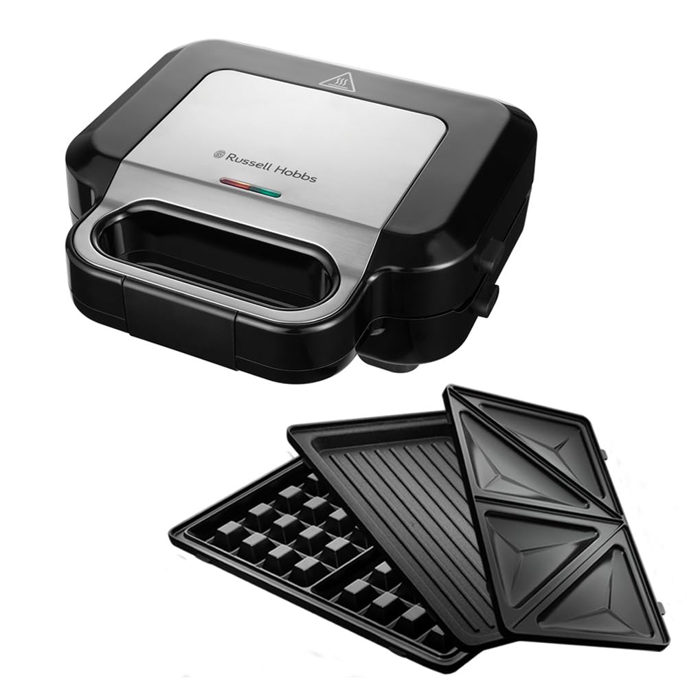russell-hobbs-fiesta-26810-56-sandwichmaker-3-in-1-mit-wechselplatten image 1