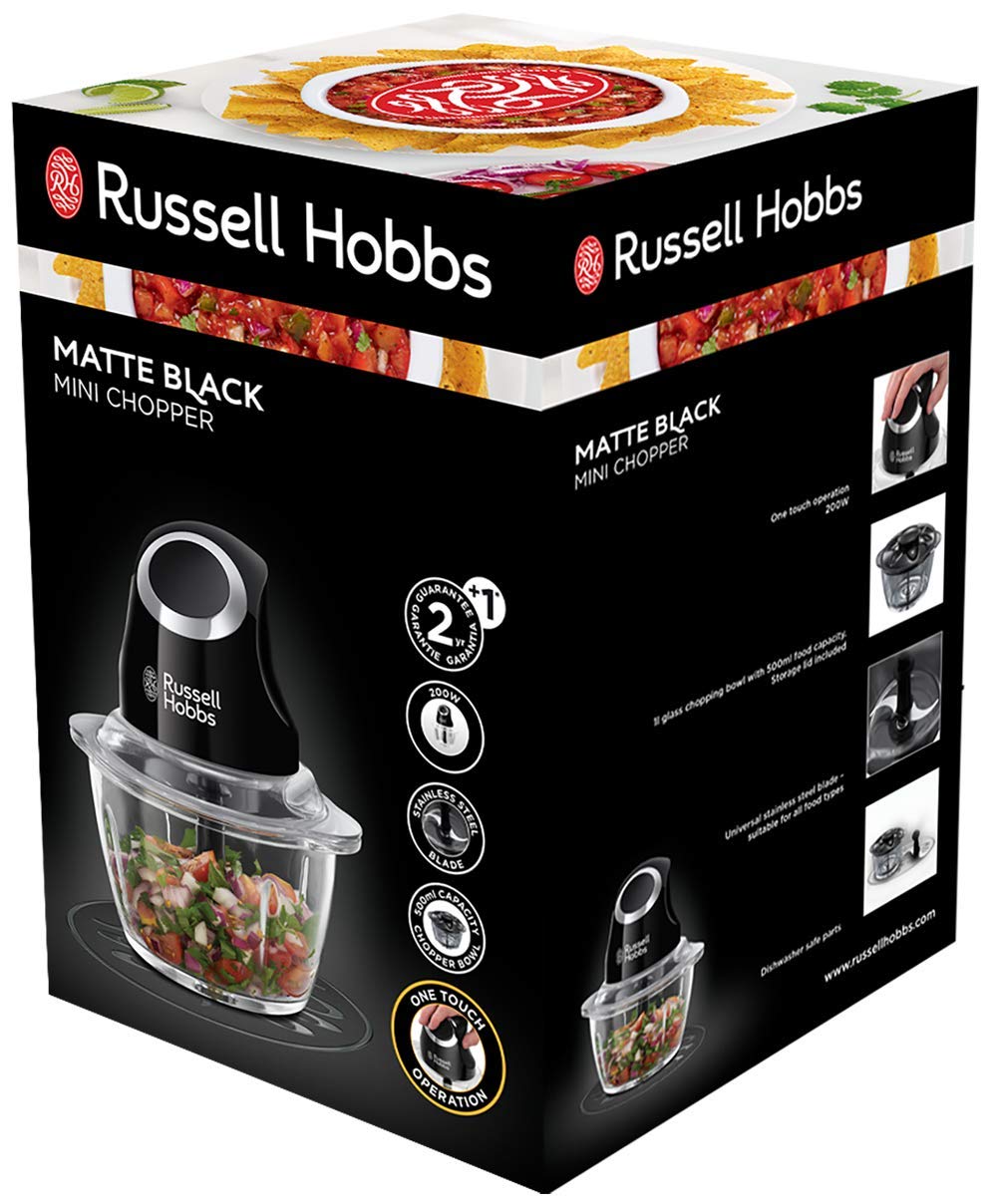 russell-hobbs-desire-zerkleinerer-glas-500-ml-matt-schwarz image 2