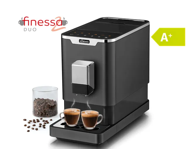 koenig-finessa-duo-kaffeevollautomat-1-2-l-silber image 1