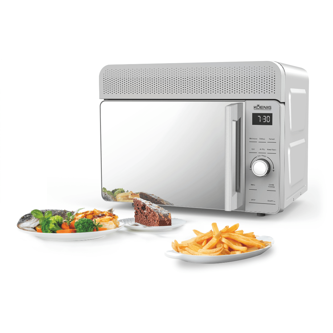 koenig-quick-pure-kombi-mikrowelle-heissluftfritteuse-20-l-grill image 2