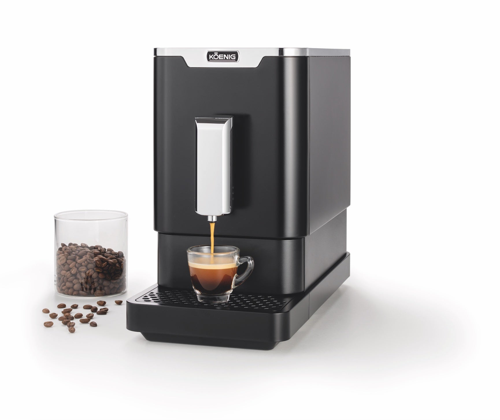 koenig-finessa-black-star-kaffeevollautomat-schwarz-kompakt image 3