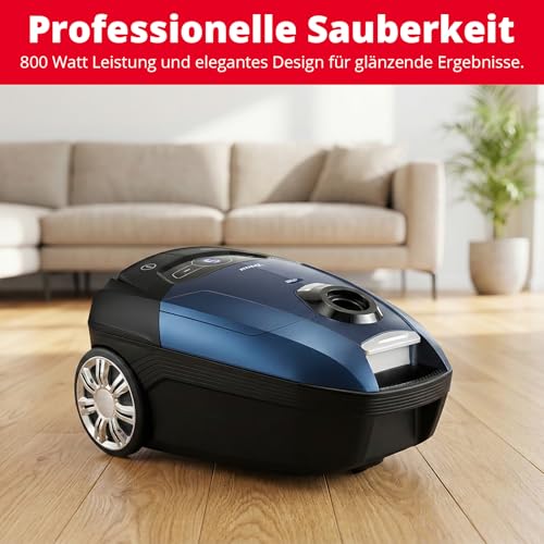 trisa-professional-clean-bodenstaubsauger-beutel-blau-hepa image 8