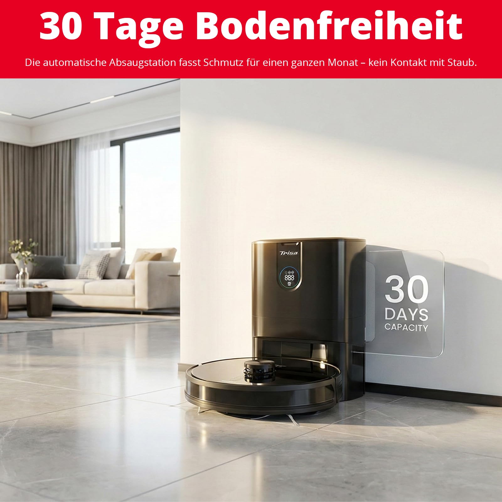trisa-t-bot-pro-saugroboter-wischfunktion-laser-3-2l image 2