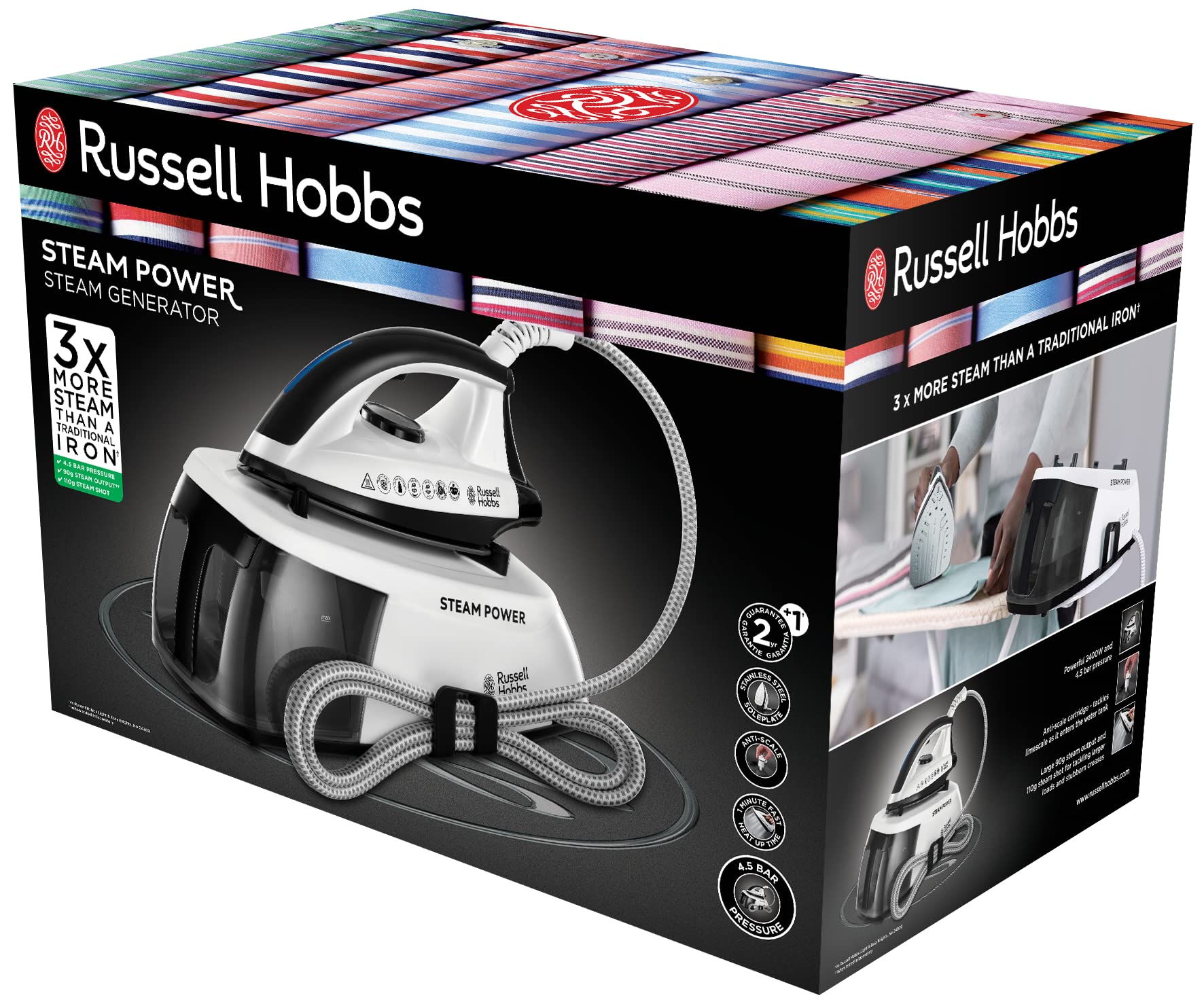 russell-hobbs-steam-power-dampfb-gelstation-4-5-bar-1-3-l image 2