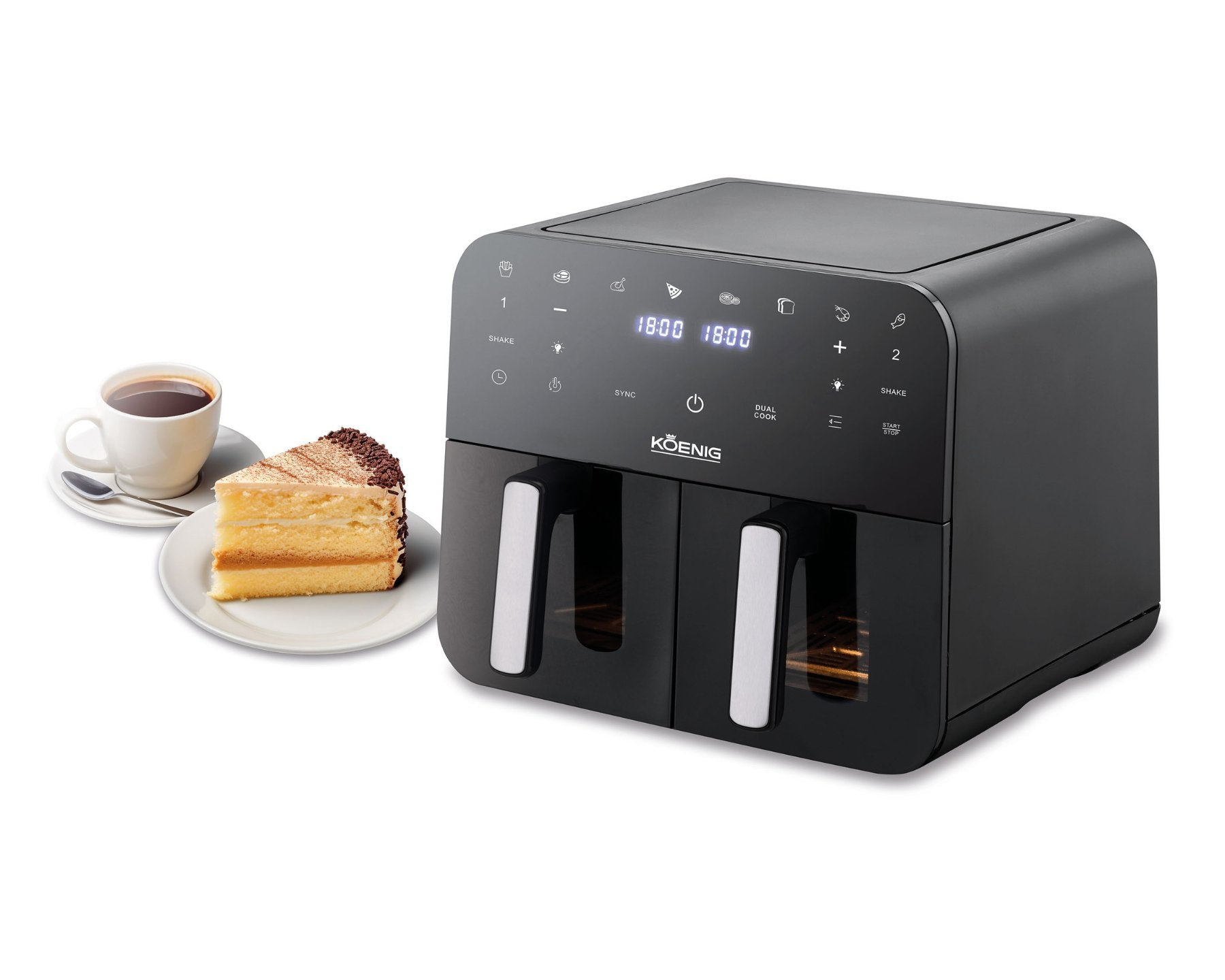koenig-quick-pure-5-doppel-heissluftfritteuse-9-liter image 3