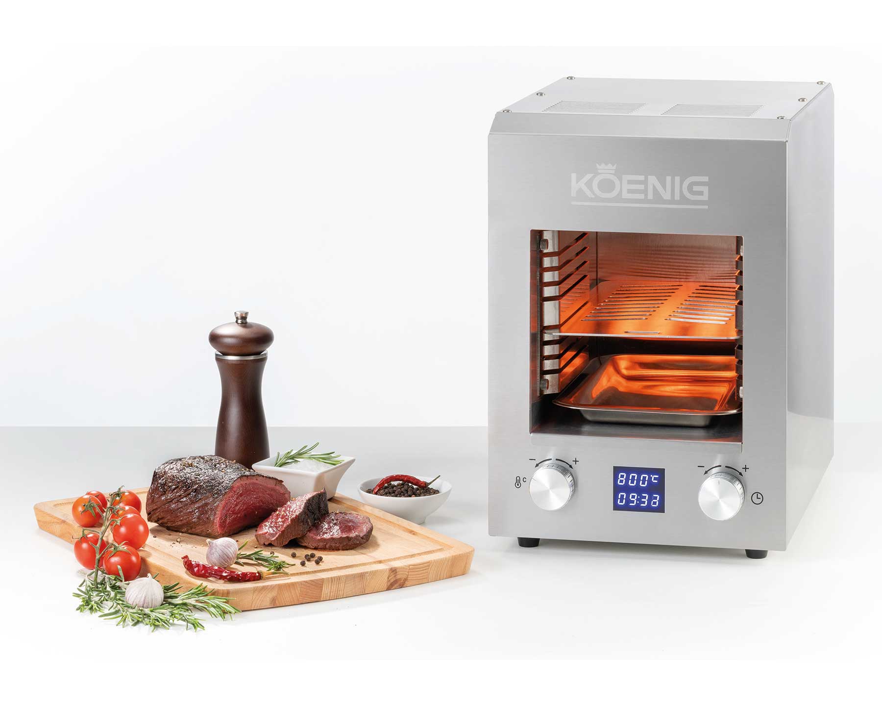 koenig-beef-grill-elektro-oberhitzegrill-850-c-2200w image 2