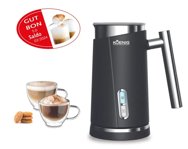 koenig-finessa-milchsch-umer-schwarz-edelstahl-300-ml image 1