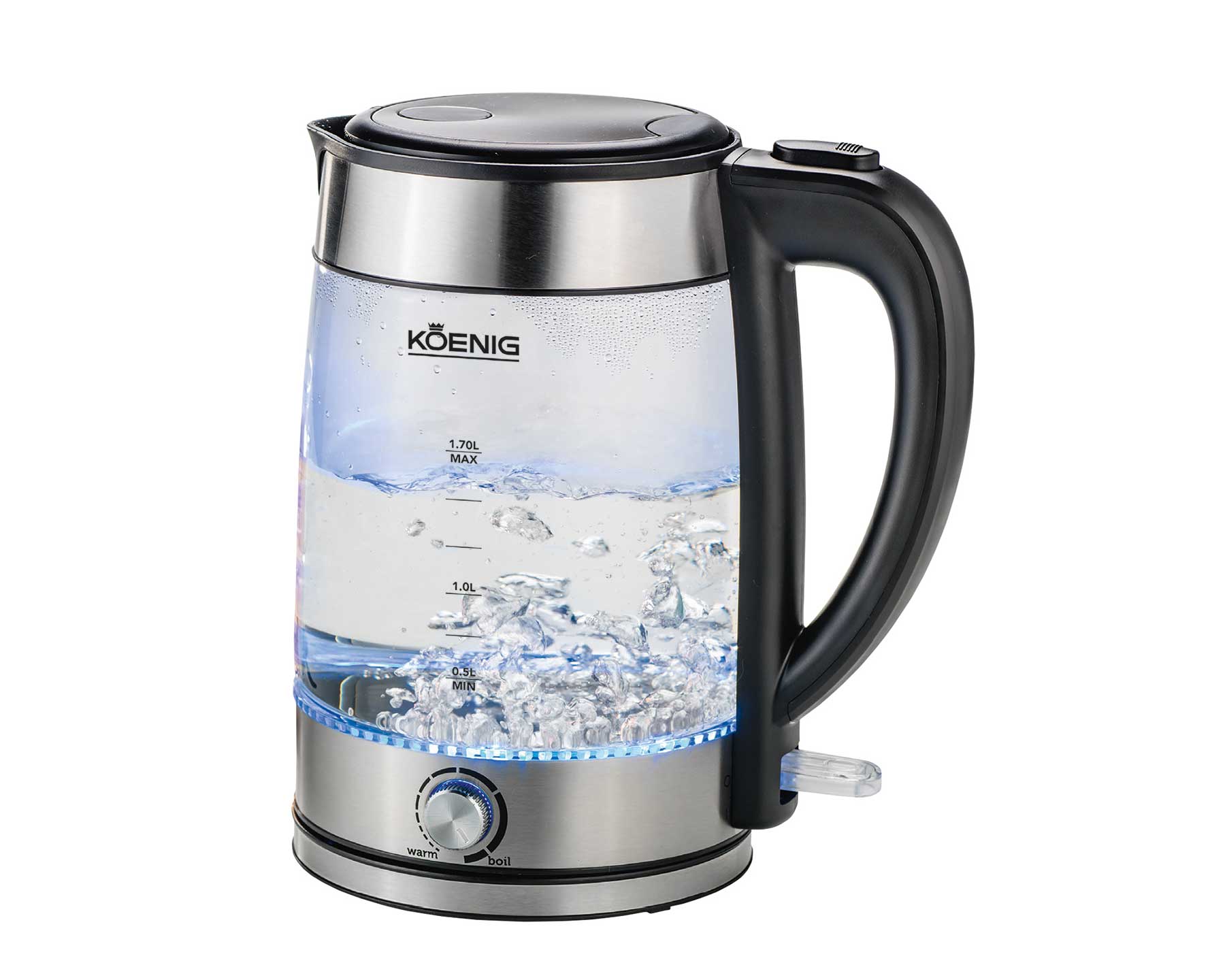 koenig-chrome-line-glaswasserkocher-1-7-liter-mit-led image 2