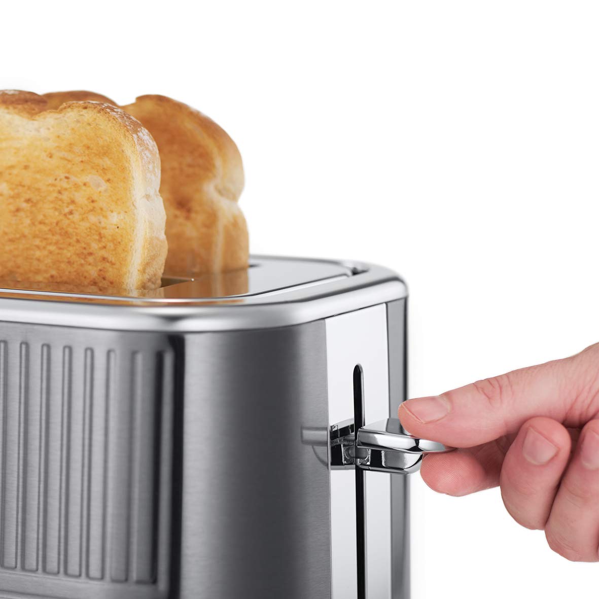russell-hobbs-geo-steel-toaster-2-scheiben-grau-br-tchenaufsatz image 5