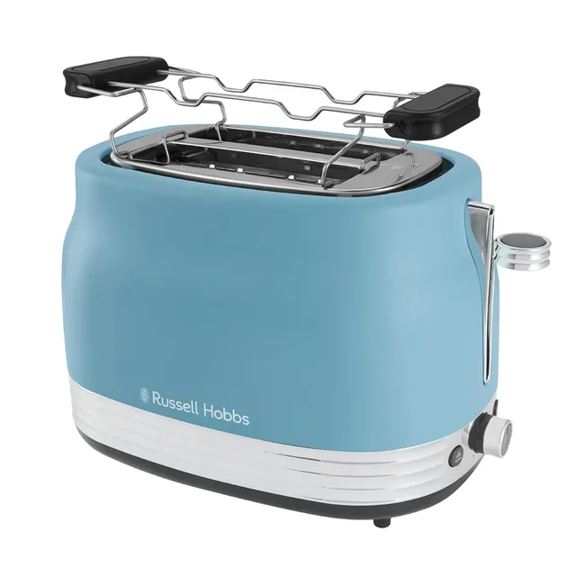 russell-hobbs-hanley-toaster-blau-2-scheiben-edelstahl-retro image 1