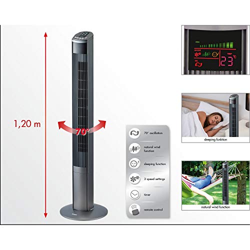 trisa-cool-mate-turmventilator-fresh-breeze-mit-fernbedienung image 4