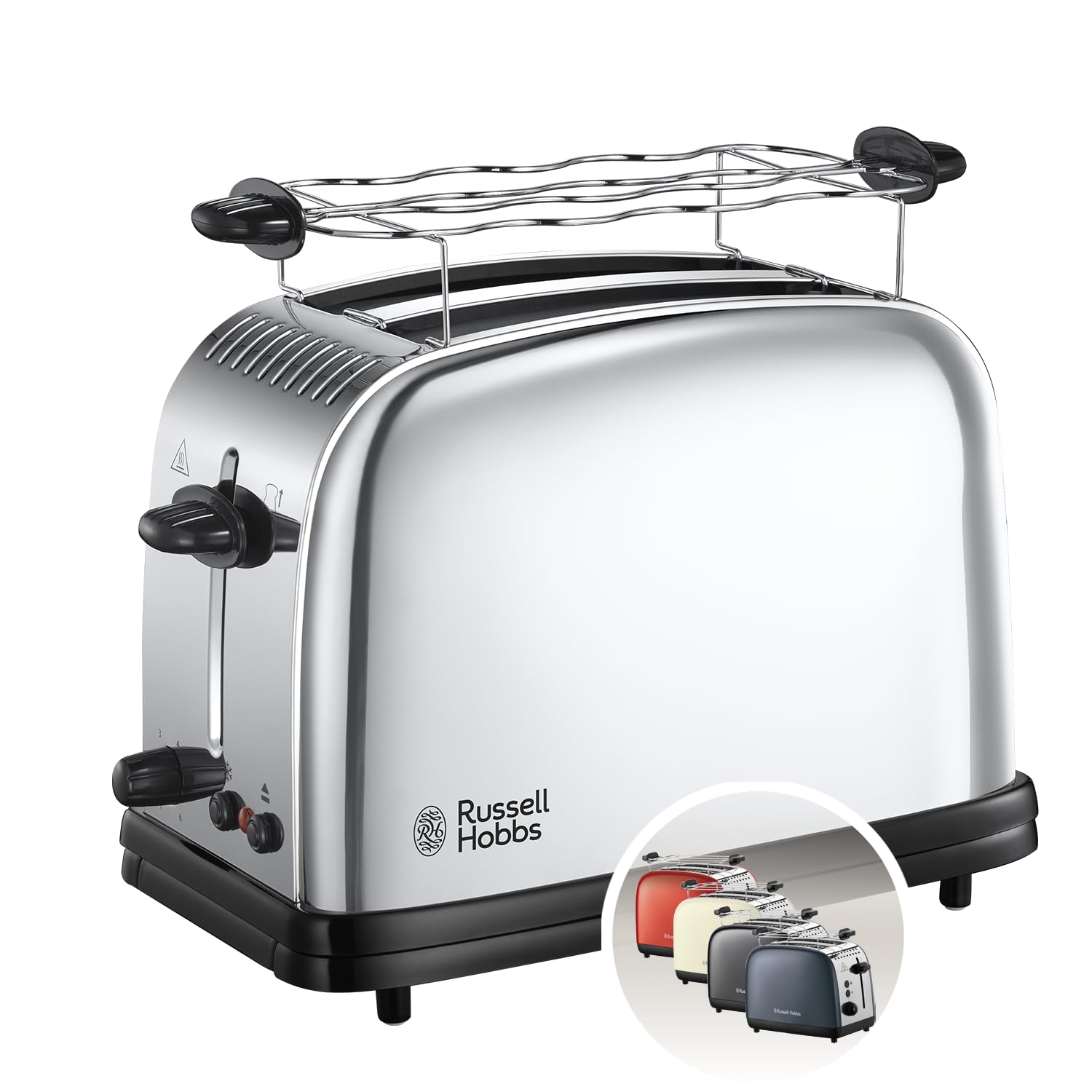 russell-hobbs-victory-toaster-2-scheiben-chrom-ohne-aufsatz image 1
