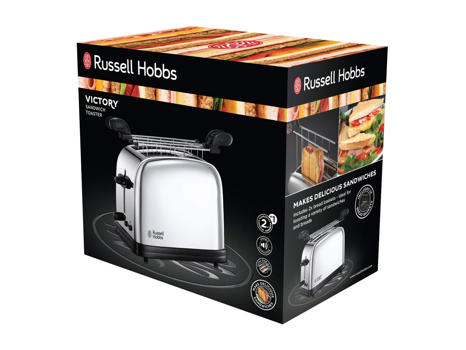 russell-hobbs-victory-sandwich-toaster-2-scheiben-6-stufen-1200-w image 2