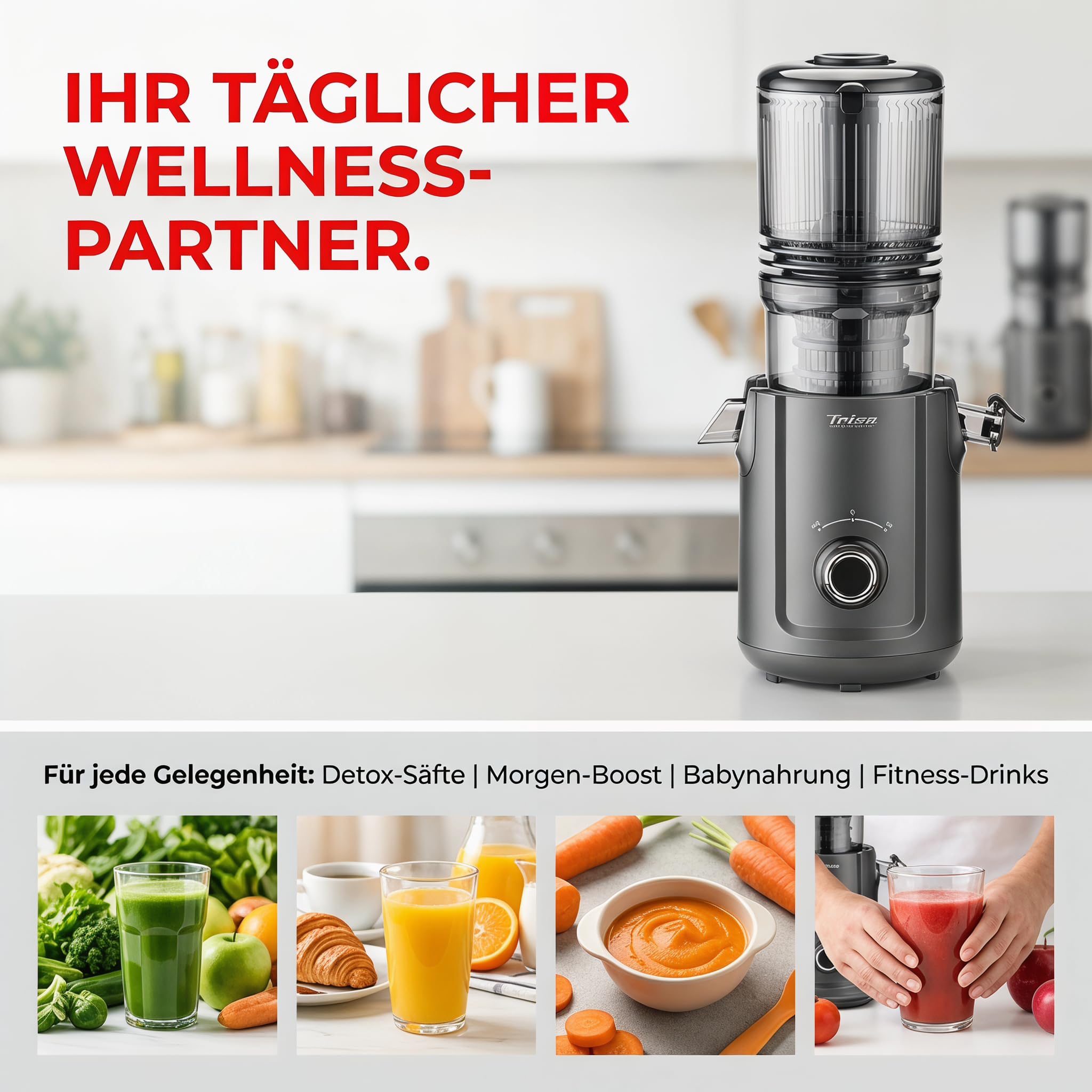 trisa-pizza-mio-slow-flow-juice-entsafter-300w-bpa-frei image 6
