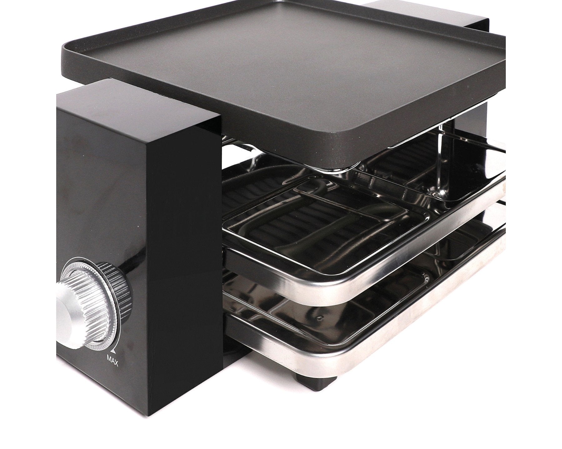 koenig-piano-noir-raclette-grill-4-personen-schwarz-wendbar image 3