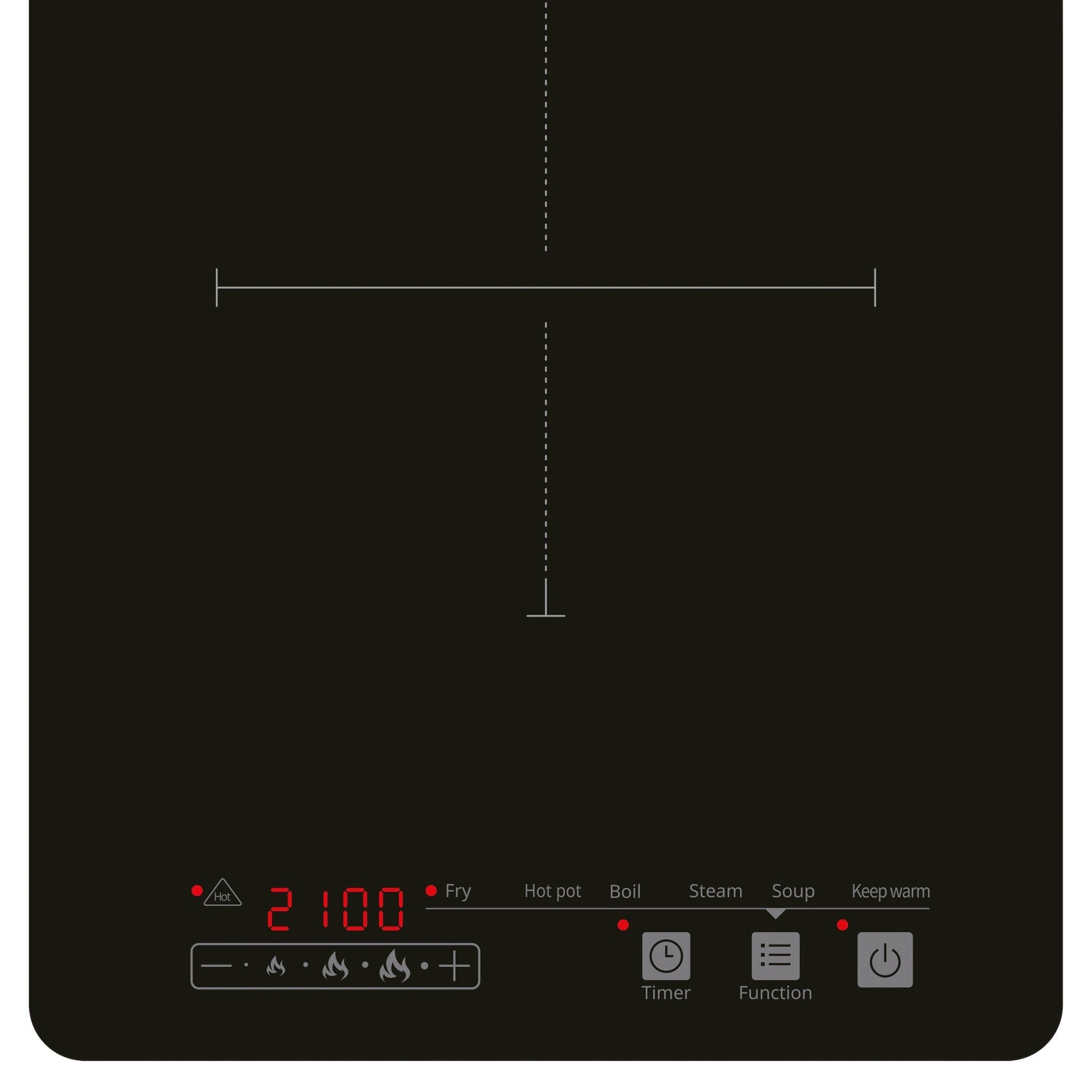 koenig-steel-line-slim-induktionskochplatte-2100-w-timer image 4