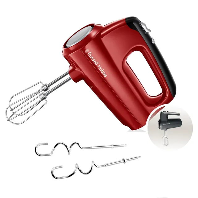 russell-hobbs-desire-handmixer-rot-350-watt-5-stufig image 1