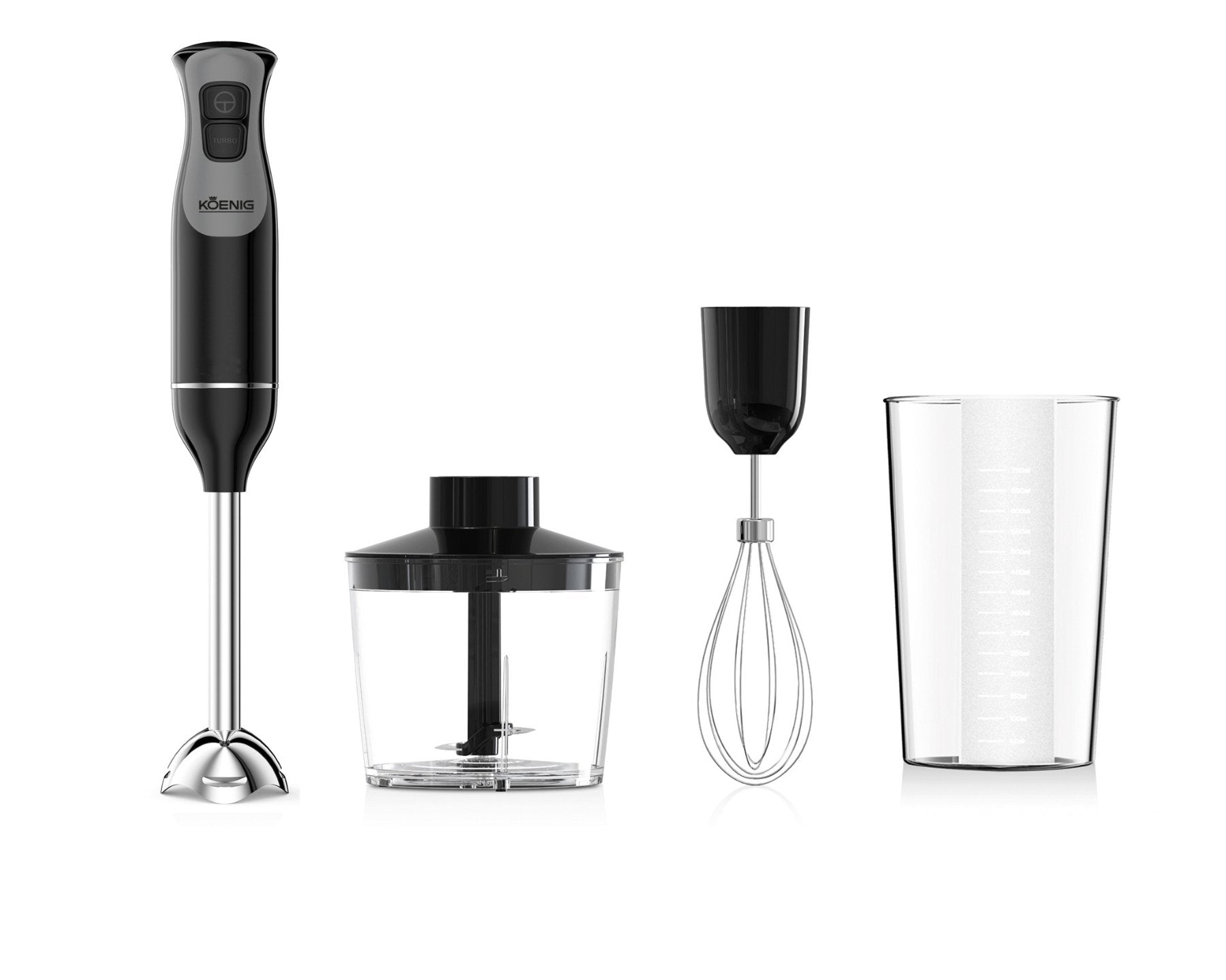 koenig-eco-line-stabmixer-set-4-in-1-600-w image 2