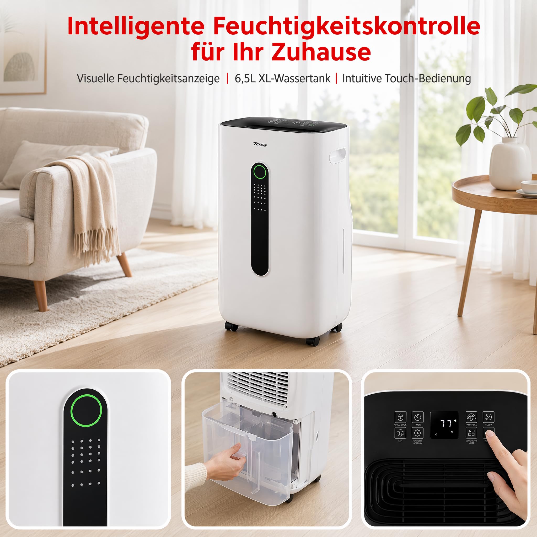 trisa-dry-mate-pro-luftentfeuchter-20l-tag-app-hepa image 3