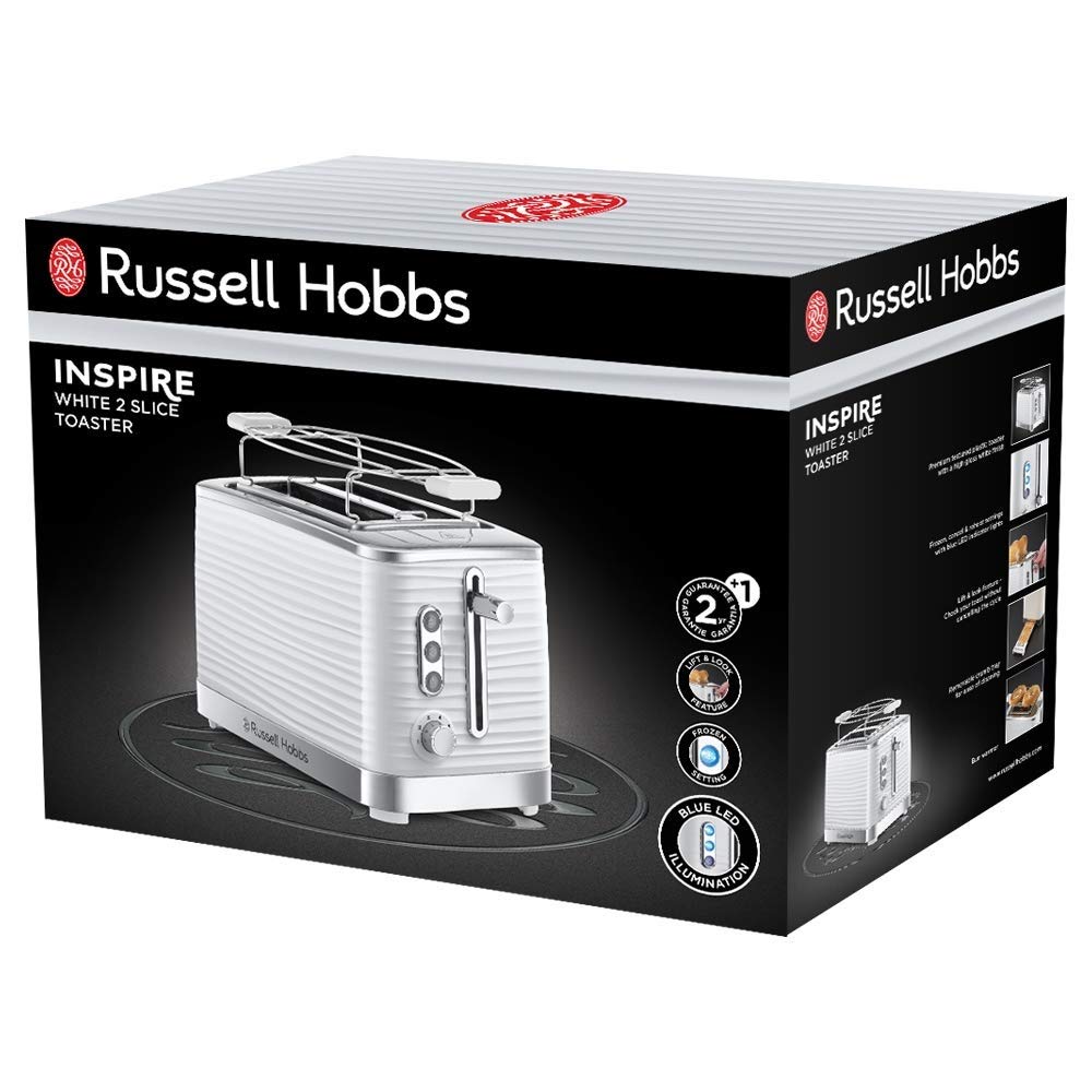 russell-hobbs-inspire-toaster-wei-2-scheiben-1050w image 2