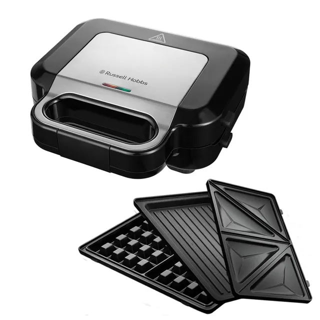 russell-hobbs-fiesta-26810-56-sandwichmaker-3-in-1-mit-wechselplatten image 1