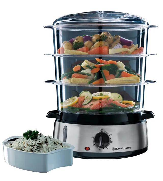 russell-hobbs-cook-home-dampfgarer-9l-800w-mit-timer image 1