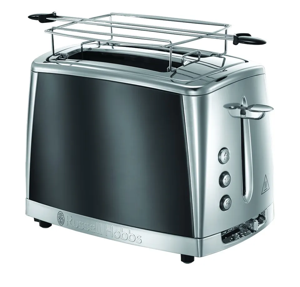 russell-hobbs-luna-toaster-2-scheiben-edelstahl-grau-1550-w image 1