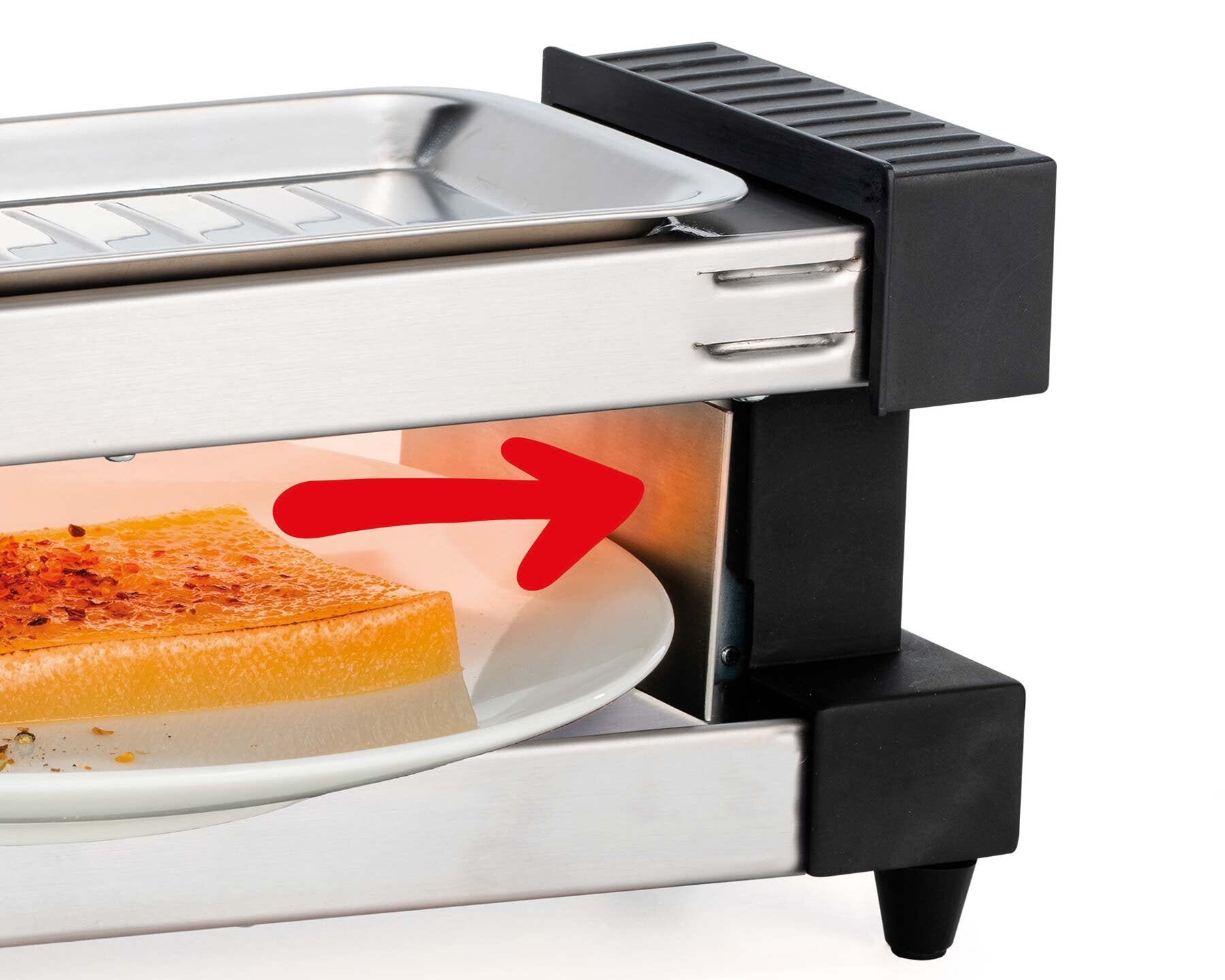 koenig-gourmet-maxvit-teller-raclette-edelstahl-350w image 4