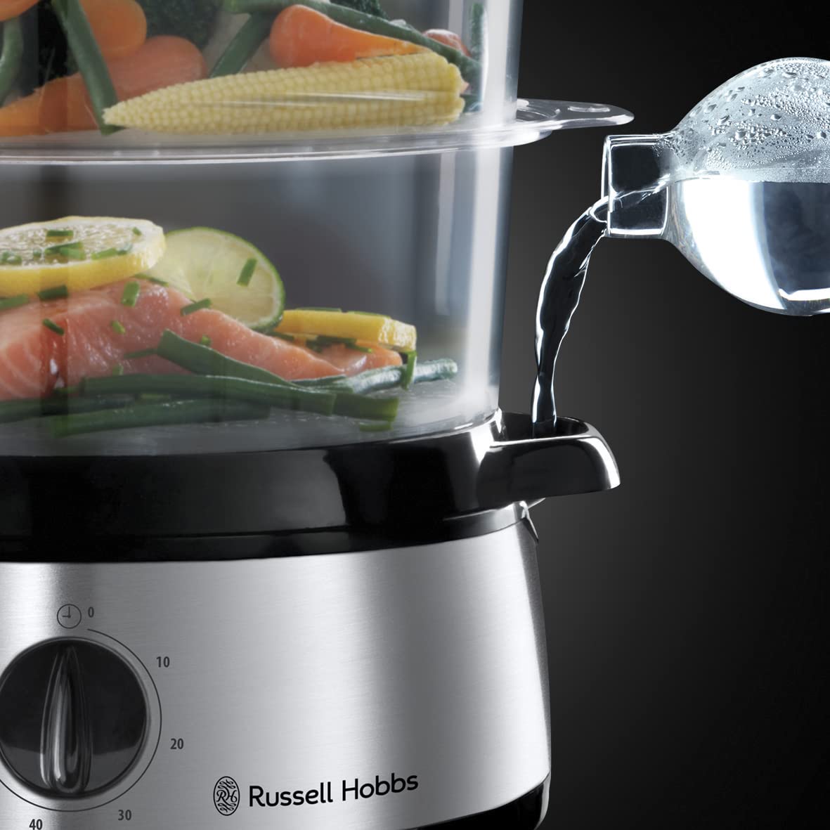 russell-hobbs-cook-home-dampfgarer-9l-800w-mit-timer image 6
