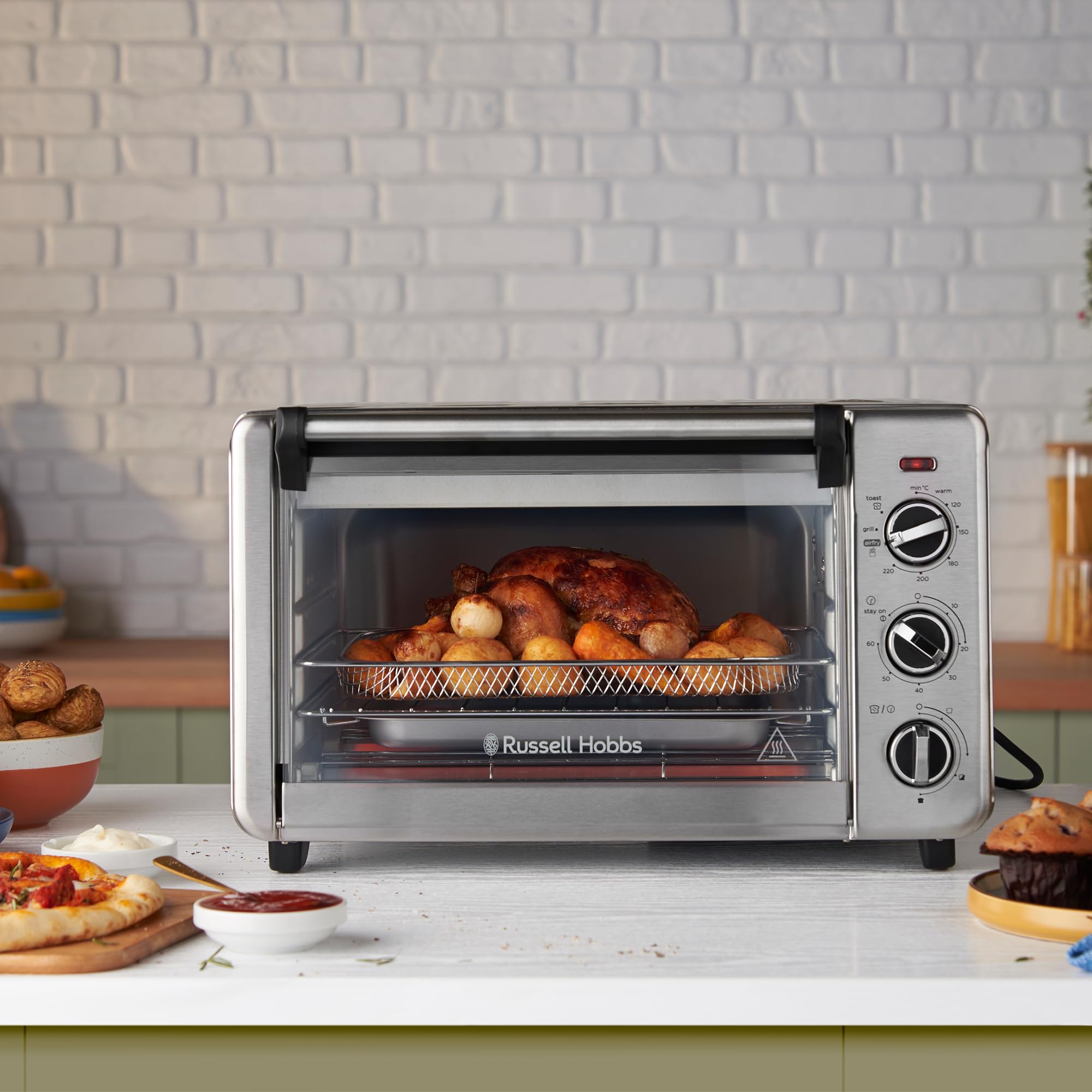 russell-hobbs-satisfry-mini-backofen-airfryer-20-l-edelstahl-neu image 3