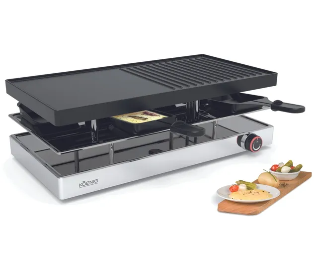koenig-elegance-raclette-grill-8-personen-plancha image 1