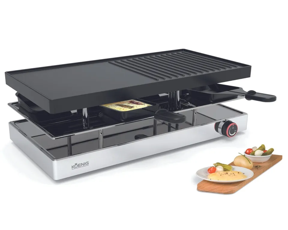 koenig-elegance-raclette-grill-8-personen-plancha image 1