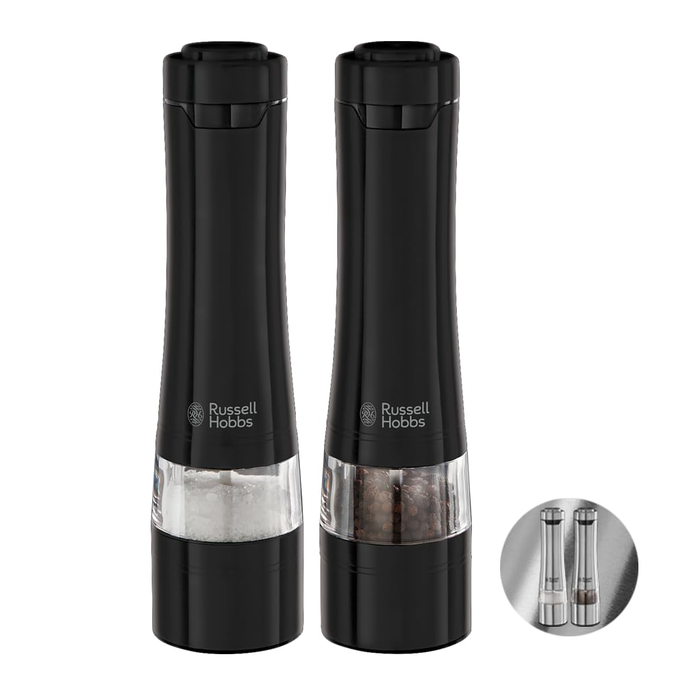 russell-hobbs-desire-salz-und-pfefferm-hle-elektrisch-schwarz-2er-set image 1