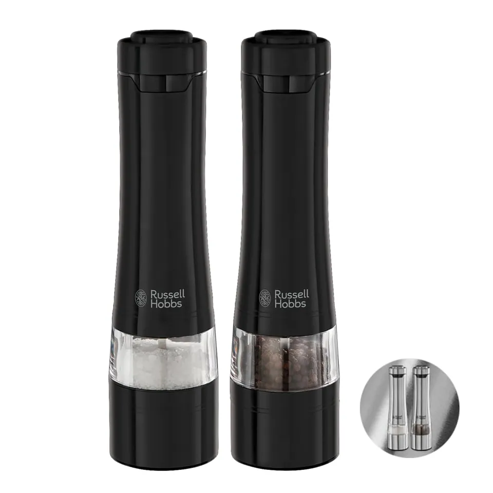 russell-hobbs-desire-salz-und-pfefferm-hle-elektrisch-schwarz-2er-set image 1