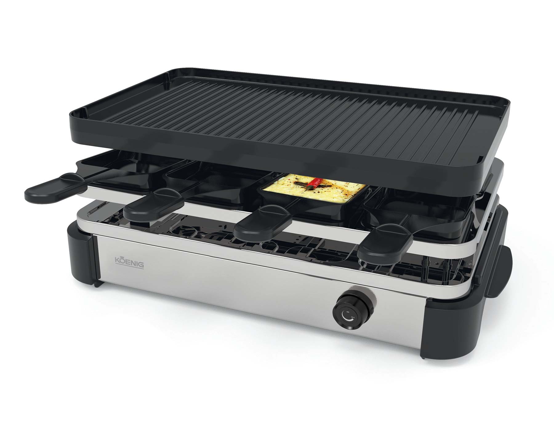 koenig-gourmet-raclette-grill-pro-8-personen image 2