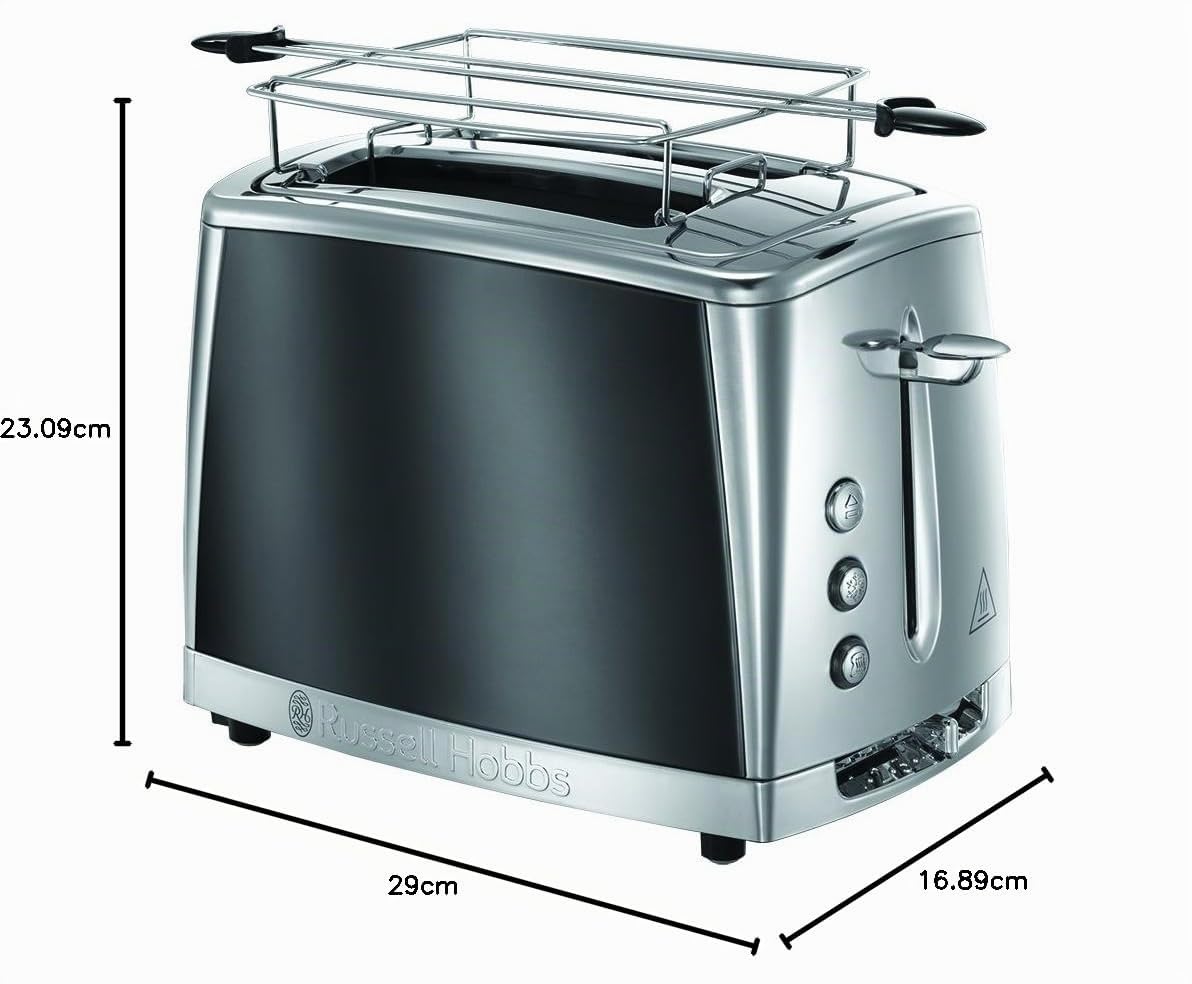 russell-hobbs-luna-toaster-2-scheiben-edelstahl-grau-1550-w image 5
