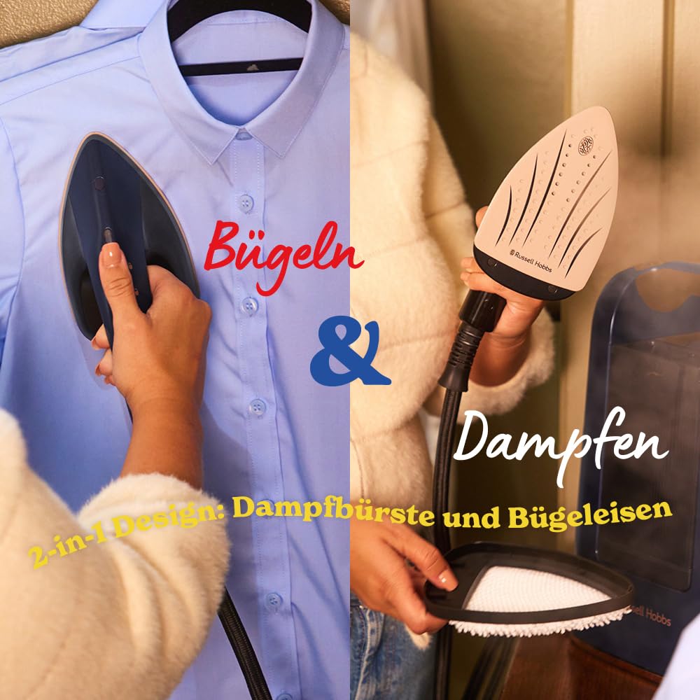 russell-hobbs-steam-genie-dampfgl-tter-2-in-1-blau-750-ml image 2