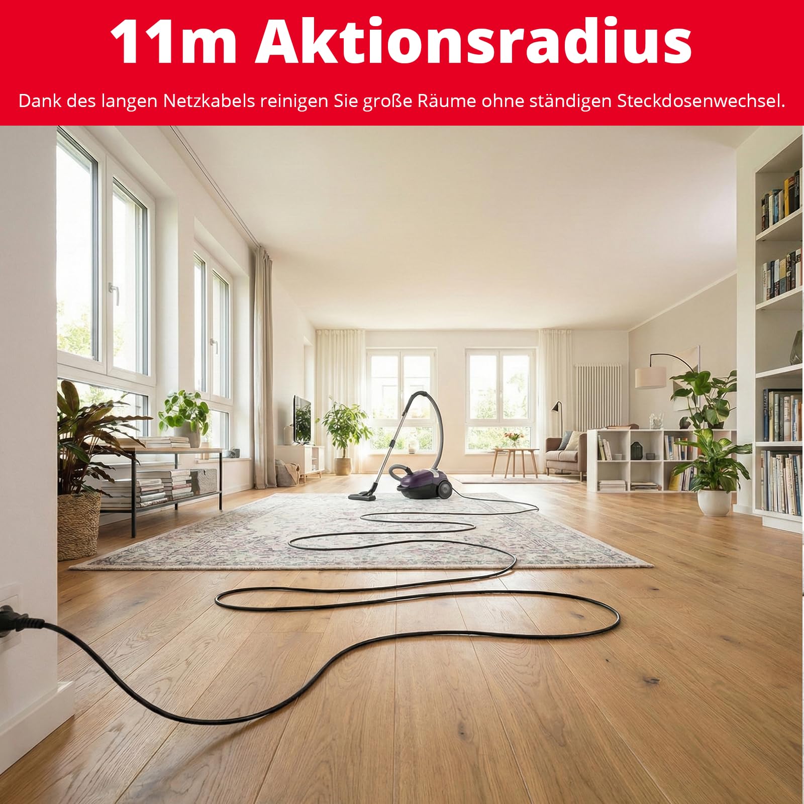 trisa-comfort-clean-t3788-bodenstaubsauger-violett-mit-hepa image 3