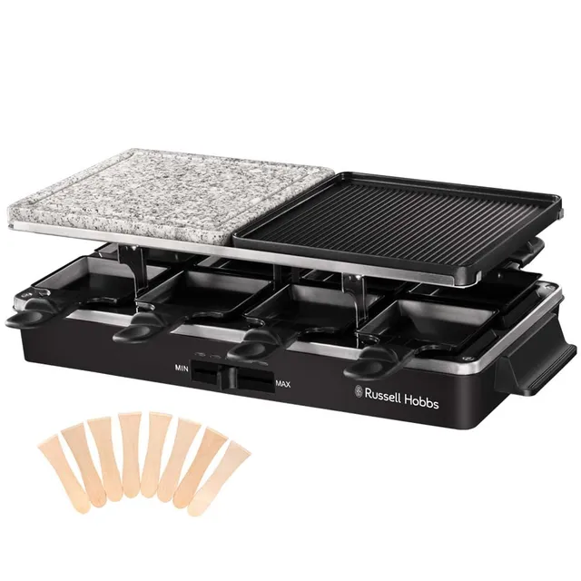 russell-hobbs-cook-home-raclette-grill-8-personen-naturstein image 1