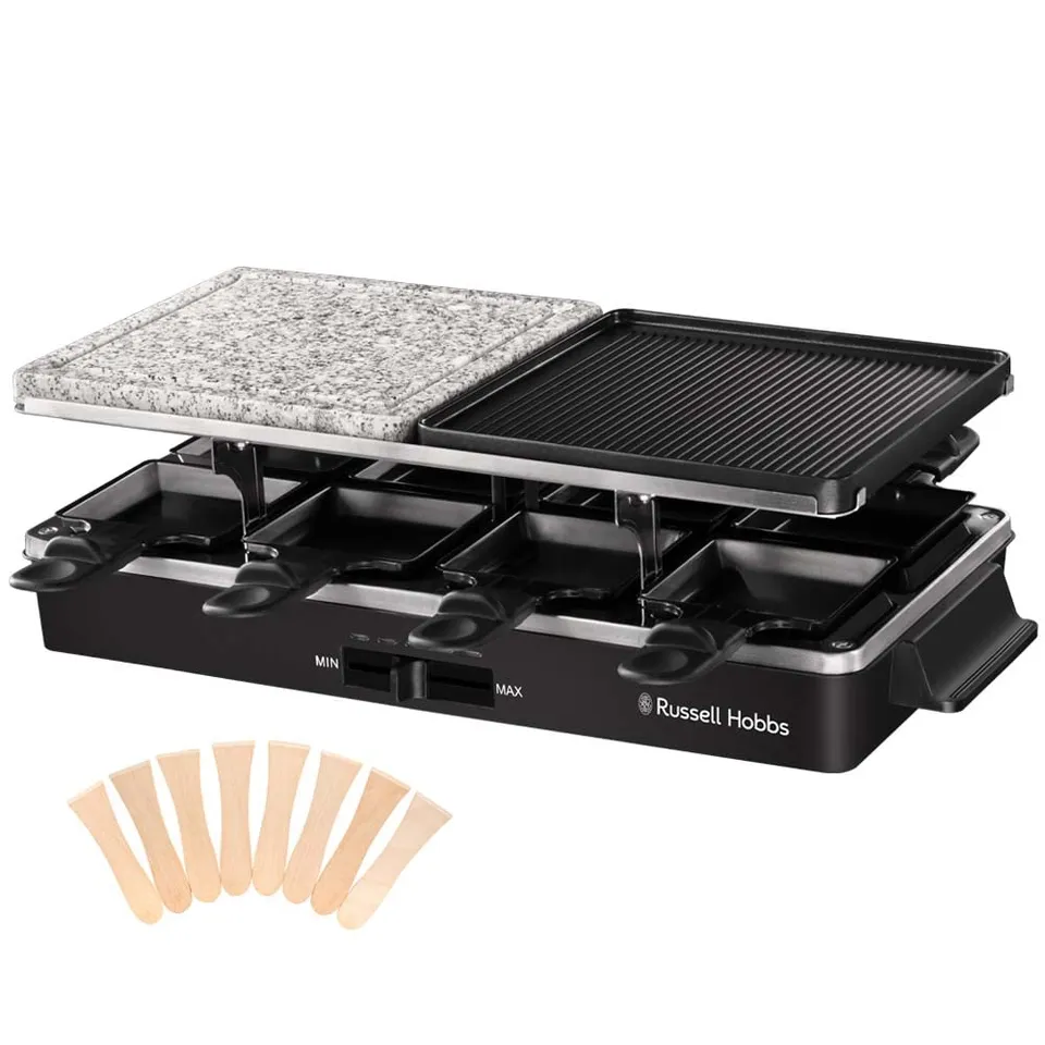 russell-hobbs-cook-home-raclette-grill-8-personen-naturstein image 1