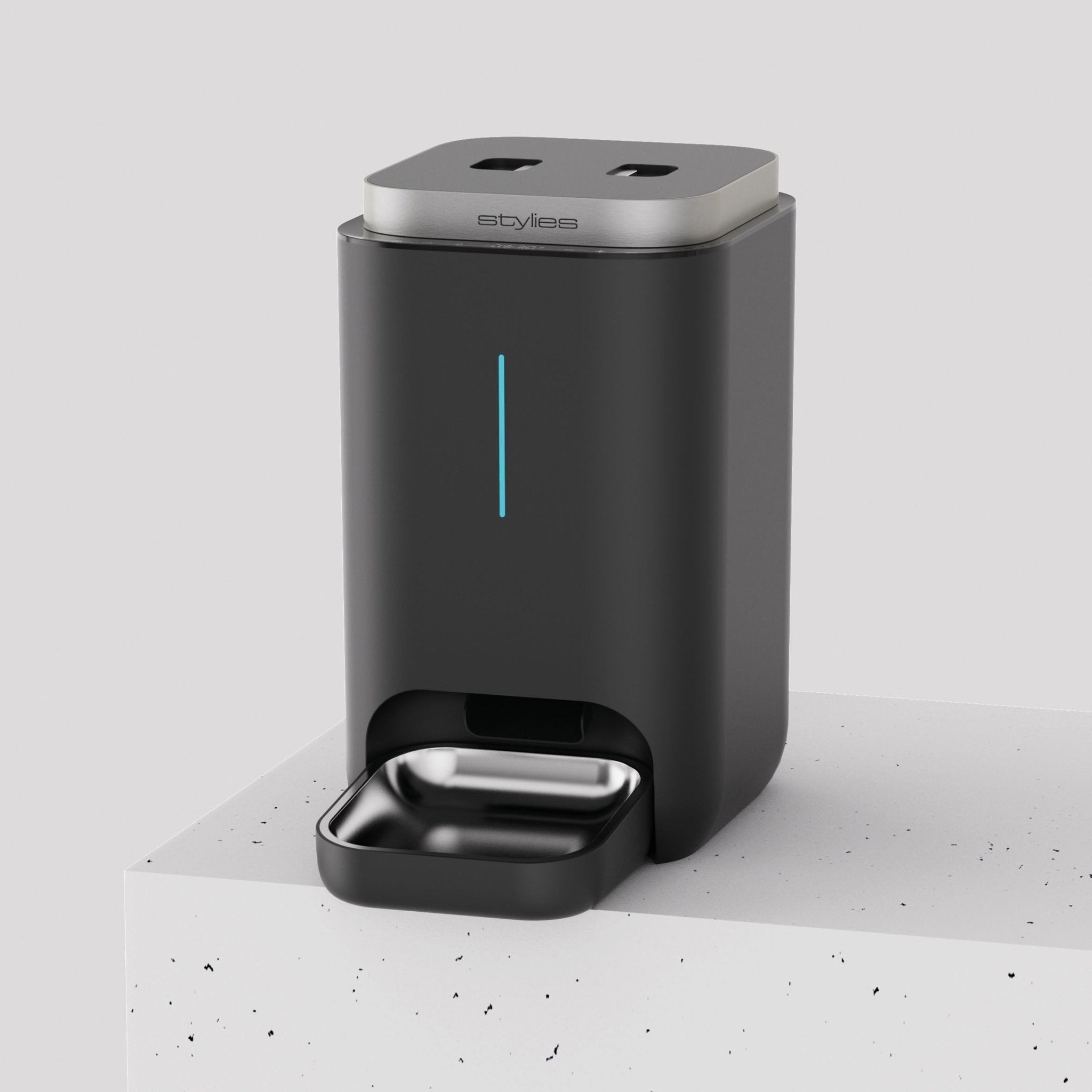 stylies-cibus-futterautomat-mit-app-4-5-liter-edelstahlnapf image 3