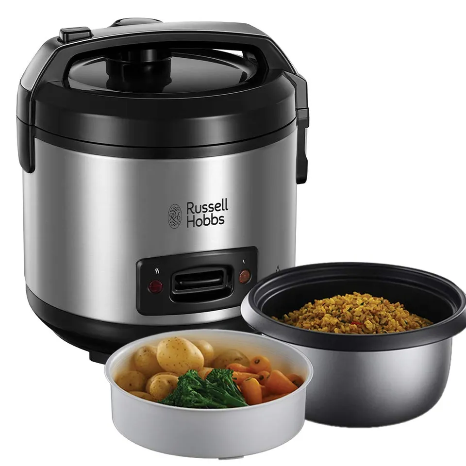 russell-hobbs-cook-home-27080-56-reiskocher-1-2l-mit-dampfgarer image 1