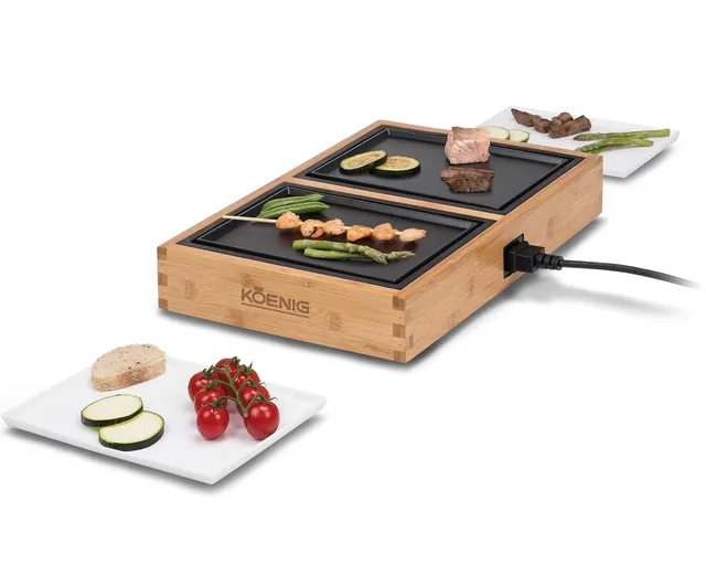 koenig-dinner-for-2-tischgrill-bambus-2-personen image 1