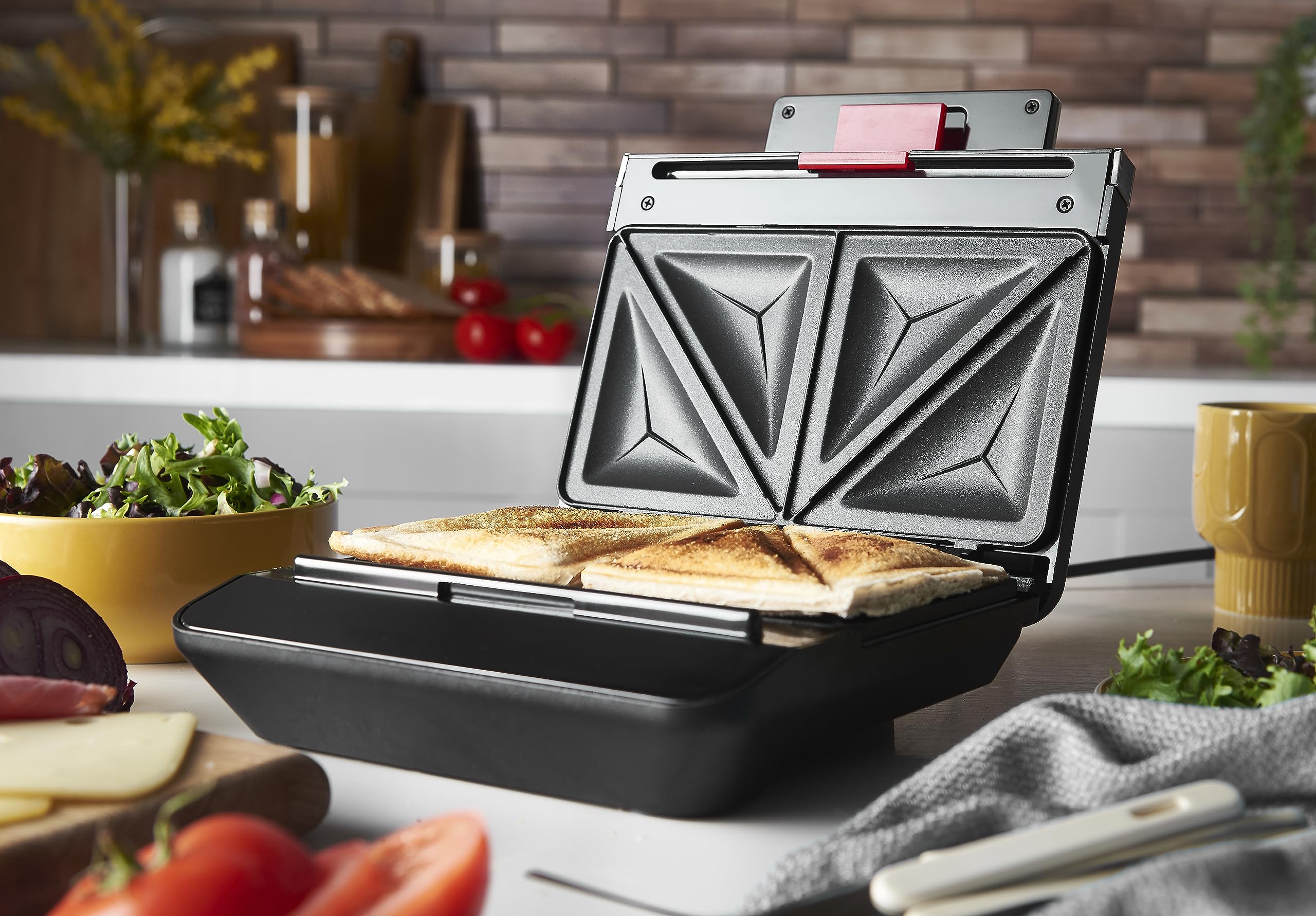 russell-hobbs-fiesta-sandwichmaker-schwarz-neu-antihaft image 2