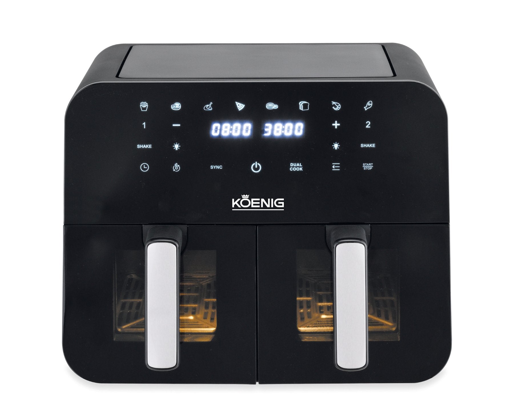 koenig-quick-pure-5-doppel-heissluftfritteuse-9-liter image 4