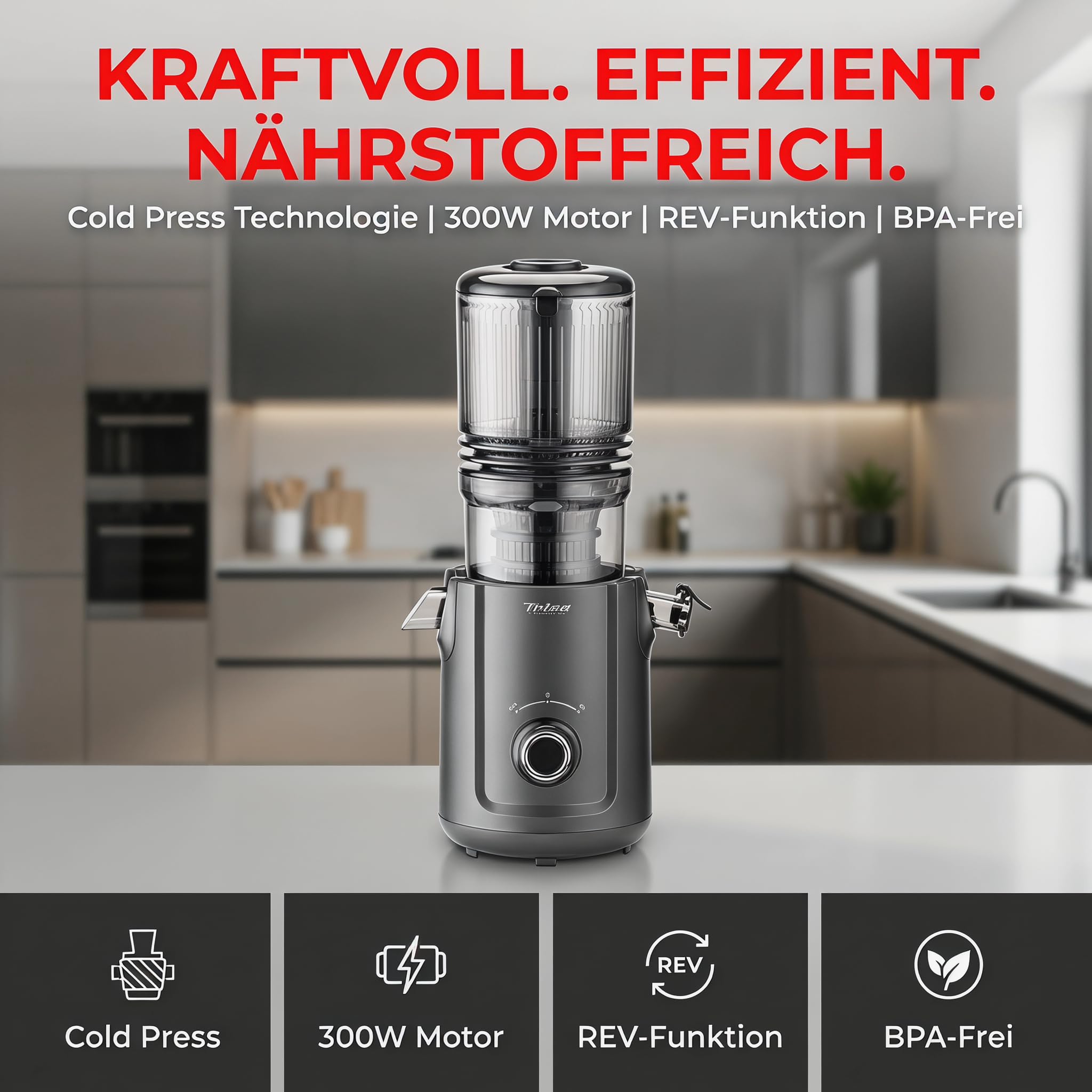 trisa-pizza-mio-slow-flow-juice-entsafter-300w-bpa-frei image 3