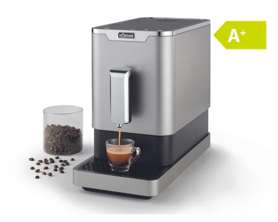 koenig-finessa-kaffeevollautomat-silber-schwarz-a image 1