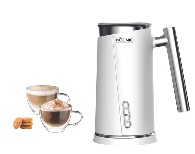 koenig-finessa-milchsch-umer-weiss-edelstahl-300-ml-f-r-cappuccino image 1