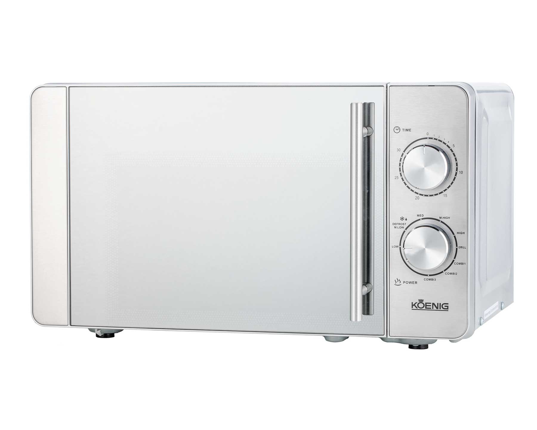 koenig-elegance-mikrowelle-classic-20-l-grill-silber image 2