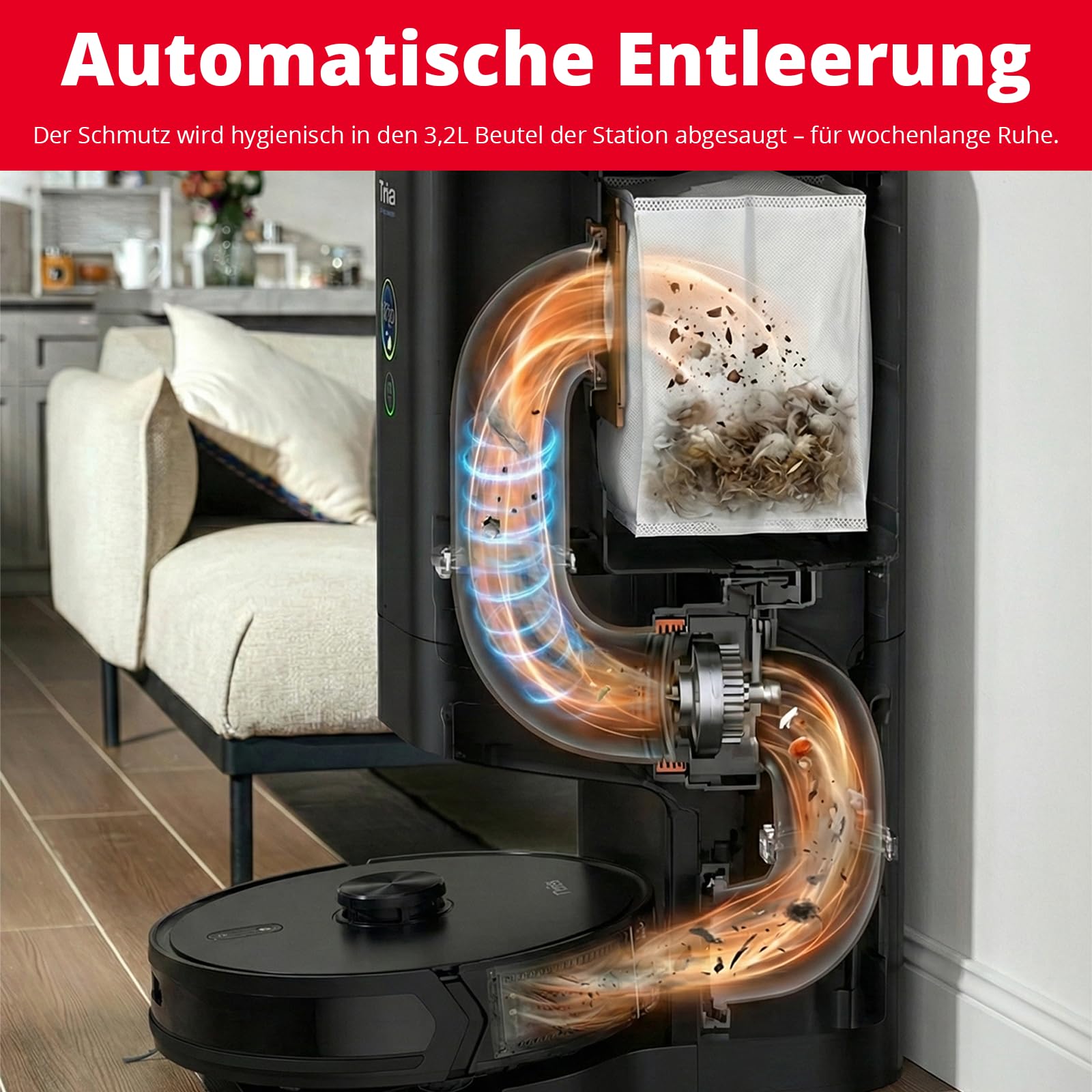trisa-t-bot-pro-saugroboter-wischfunktion-laser-3-2l image 7